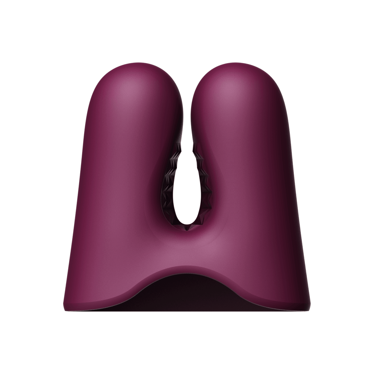 ZALO Nave Vibrating Nipple Clamps Velvet Purple featuring powerful dual motors and EasyClamp technology for legendary nipple play.