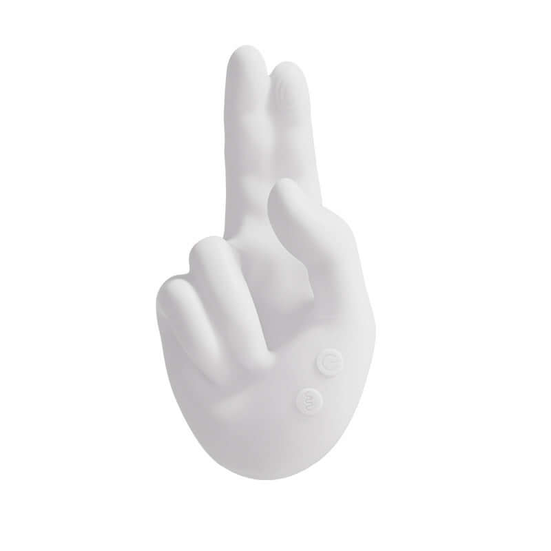 2 Fingers Come Hither Vibrating Thumb personal massager designed to provide internal and external stimulation.
