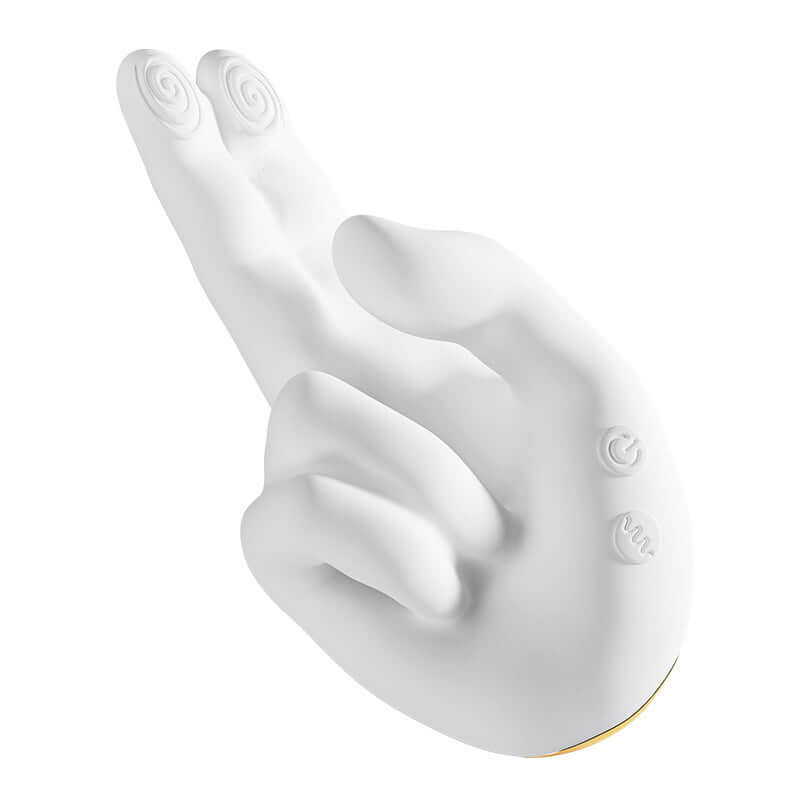 2 Fingers Come Hither Vibrating Thumb, an ergonomic rechargeable personal massager designed for targeted stimulation.