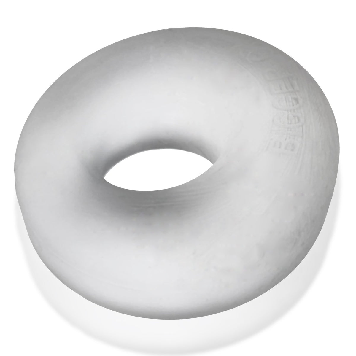 Oxballs Bigger Ox Padded Cock Ring Clear Ice - soft, squishy cock ring designed for comfort and enhanced bulge.