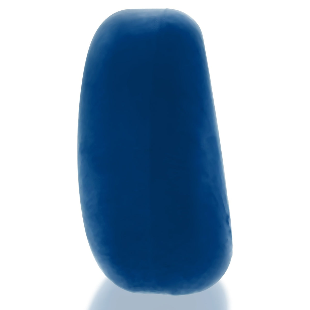 Oxballs Bigger Ox Cockring Space Blue Ice in a vibrant space blue color, showcasing its smooth and stretchy design.