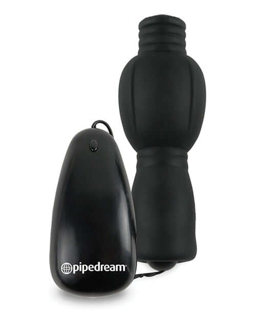 Fetish Fantasy Series Vibrating Head Teazer Black with remote control for powerful stimulation