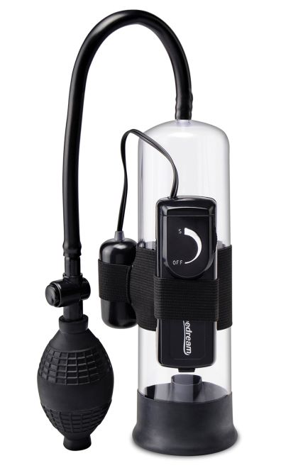 Pump Worx Beginners Vibrating Pump featuring manual suction and adjustable vibration for customizable stimulation.