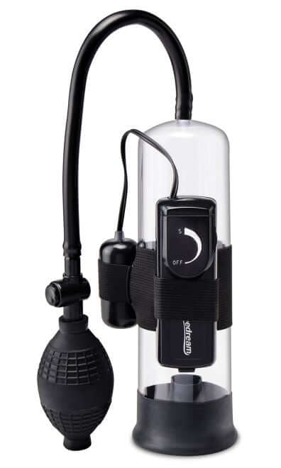 Pump Worx Beginners Vibrating Pump featuring manual suction and adjustable vibration for customizable stimulation.
