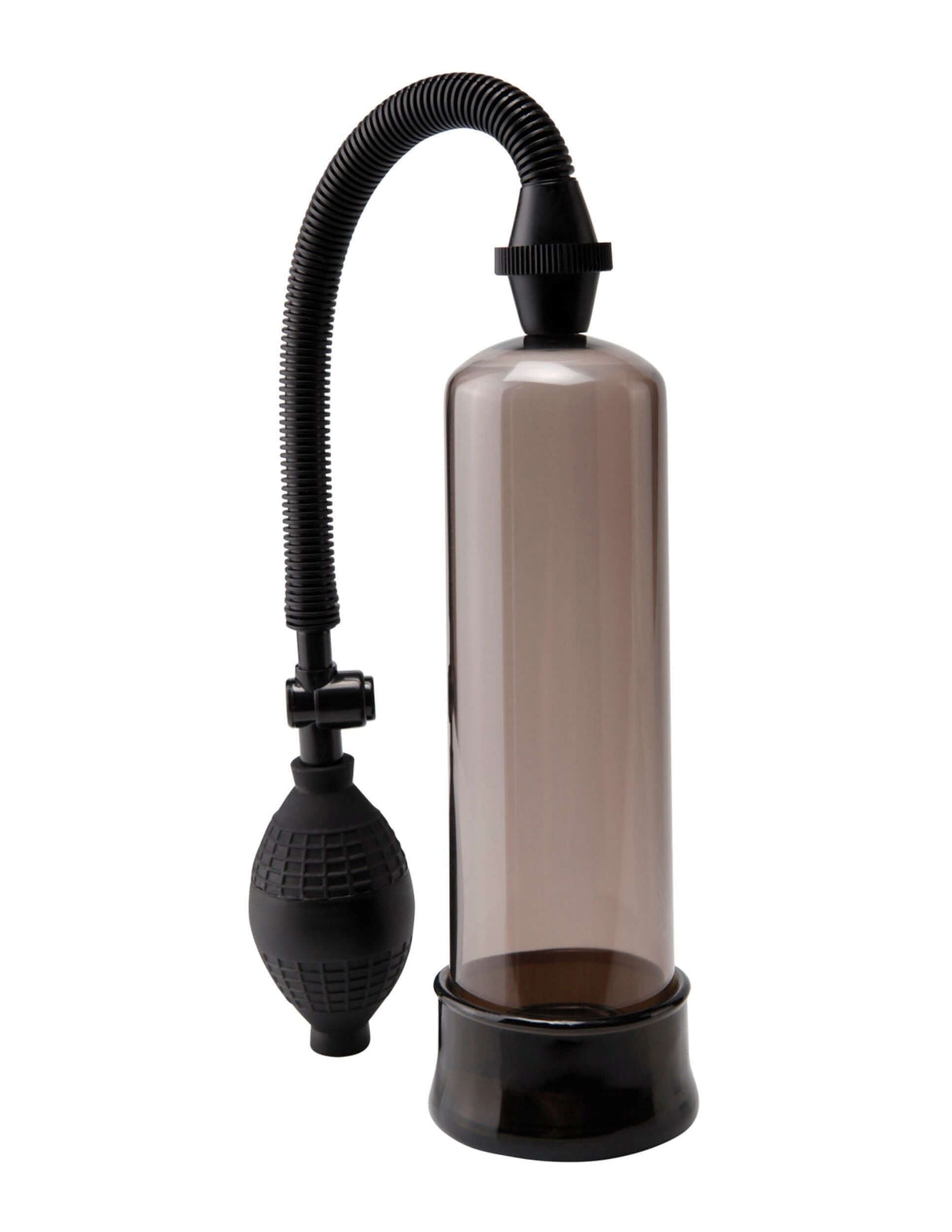 Pump Worx Beginners Pump Black with flexible hose and squeeze bulb for beginner-friendly pumping.