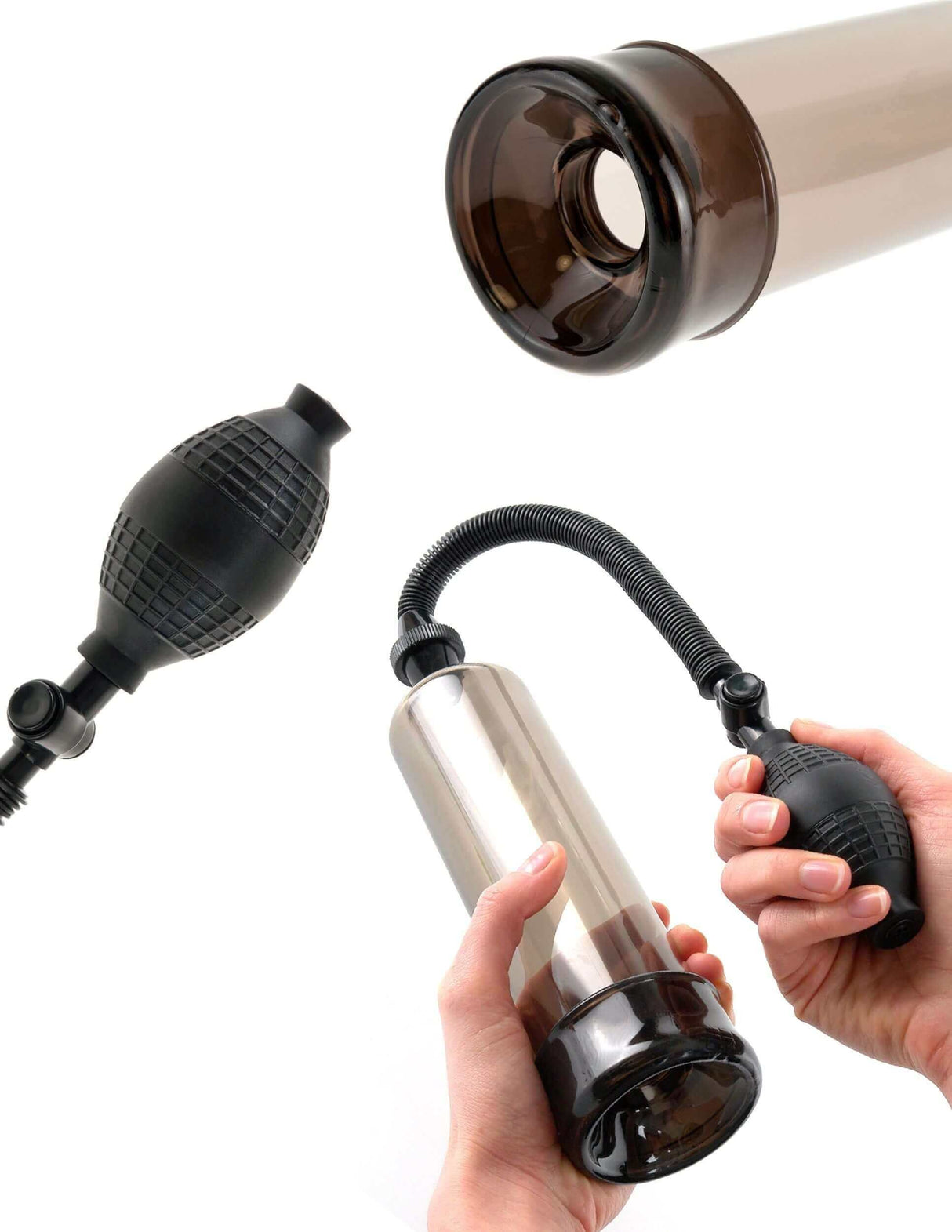 Pump Worx Beginners Pump Black, beginner-friendly vacuum pump for exploring controlled pumping with ease.