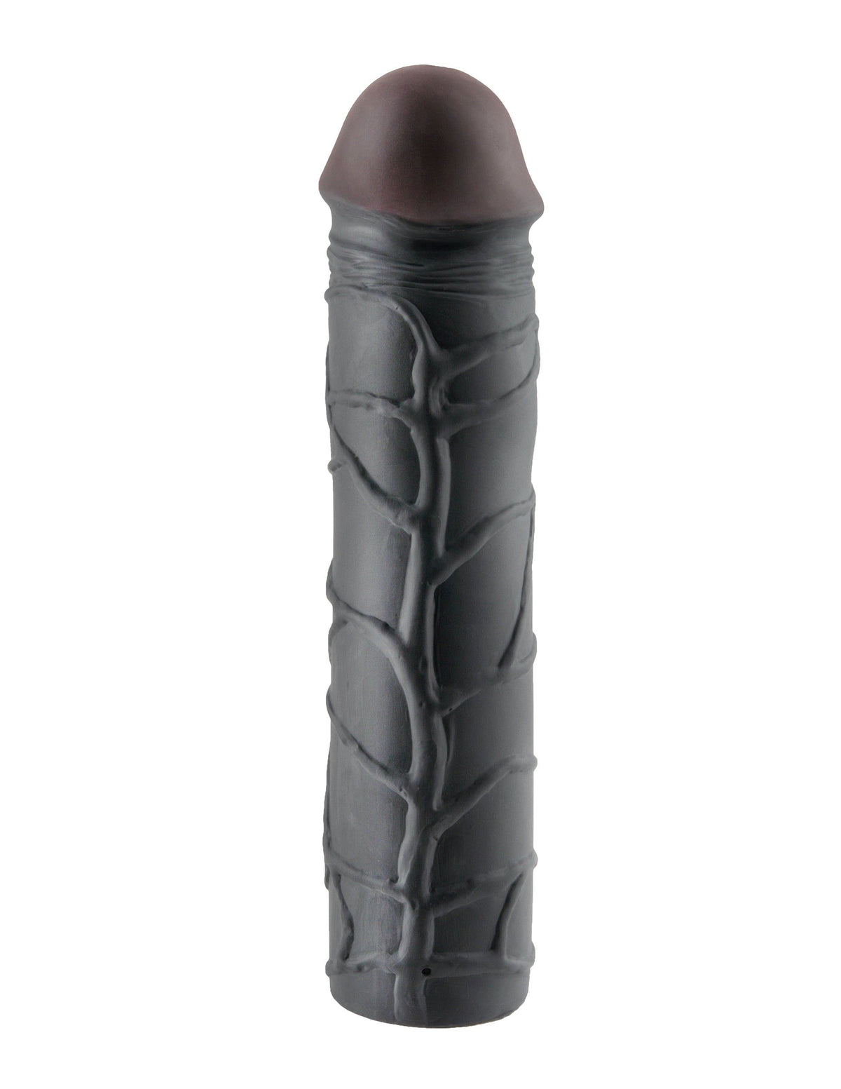 Fantasy X-Tensions Mega Extension 3 Inch Black erection enhancer for added length and girth in intimate play.