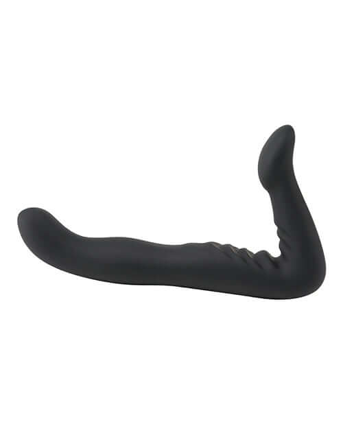 Fetish Fantasy Elite 8 Inch Strapless Strap On Black for hands-free pleasure and intimacy.