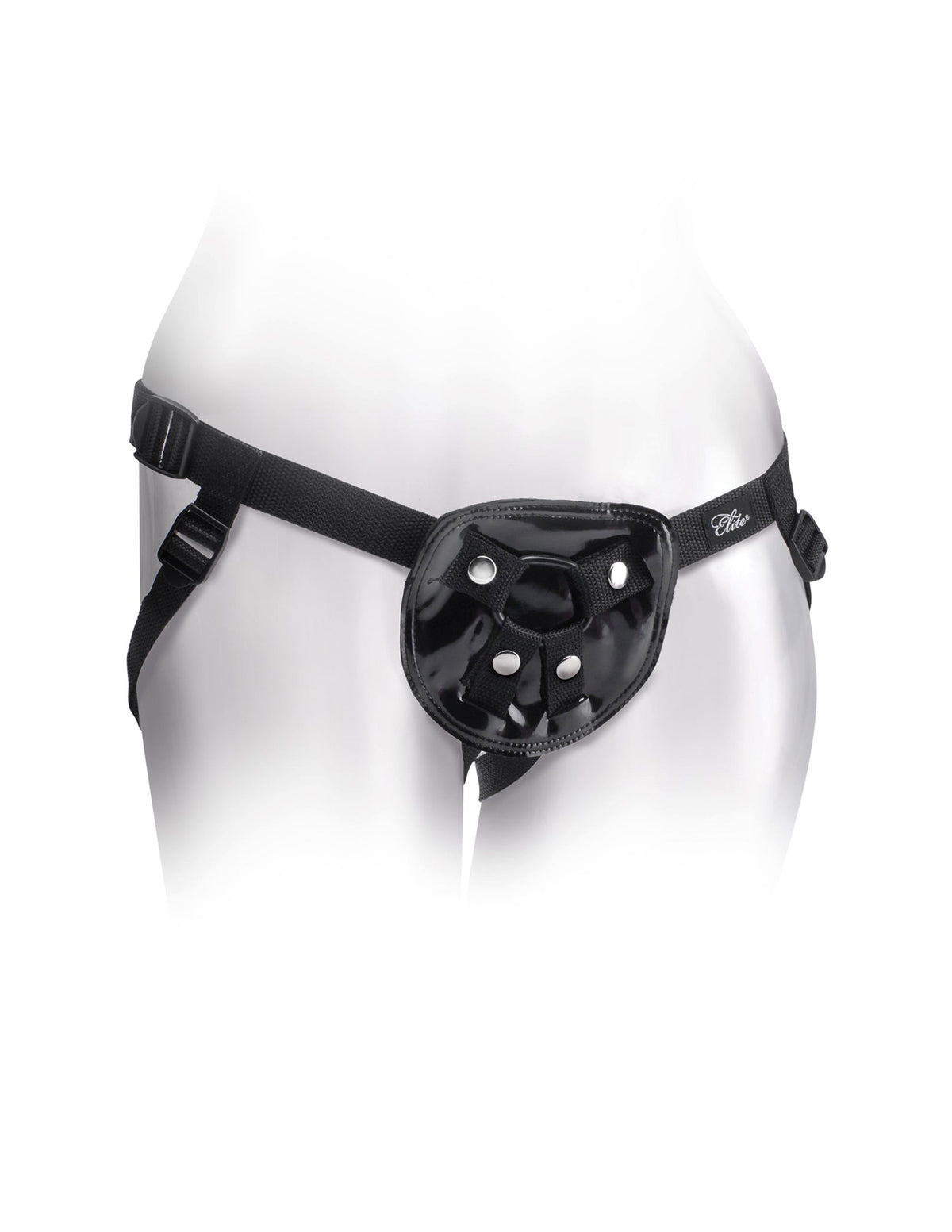 Fetish Fantasy Elite Universal Beginners Harness Black designed for comfort and reliability in strap-on play.