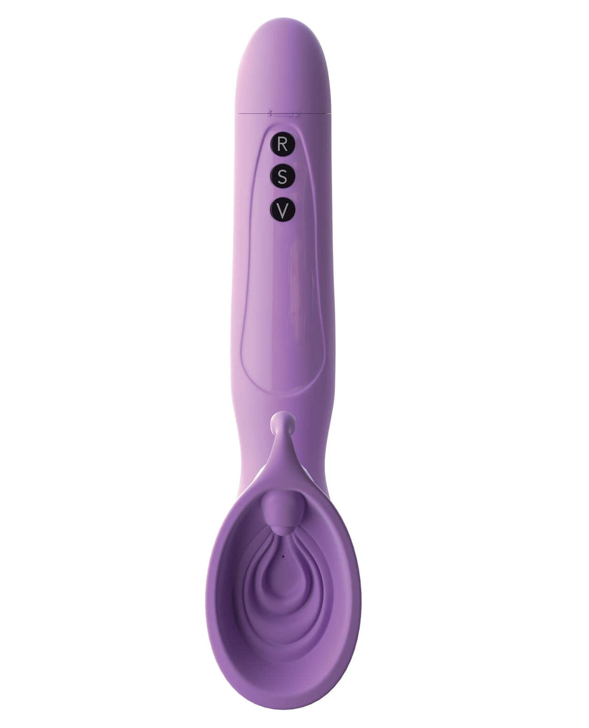 Fantasy For Her Vibrating Roto Suck-Her Purple dual-action clitoral stimulator with rhythmic suction and vibration.