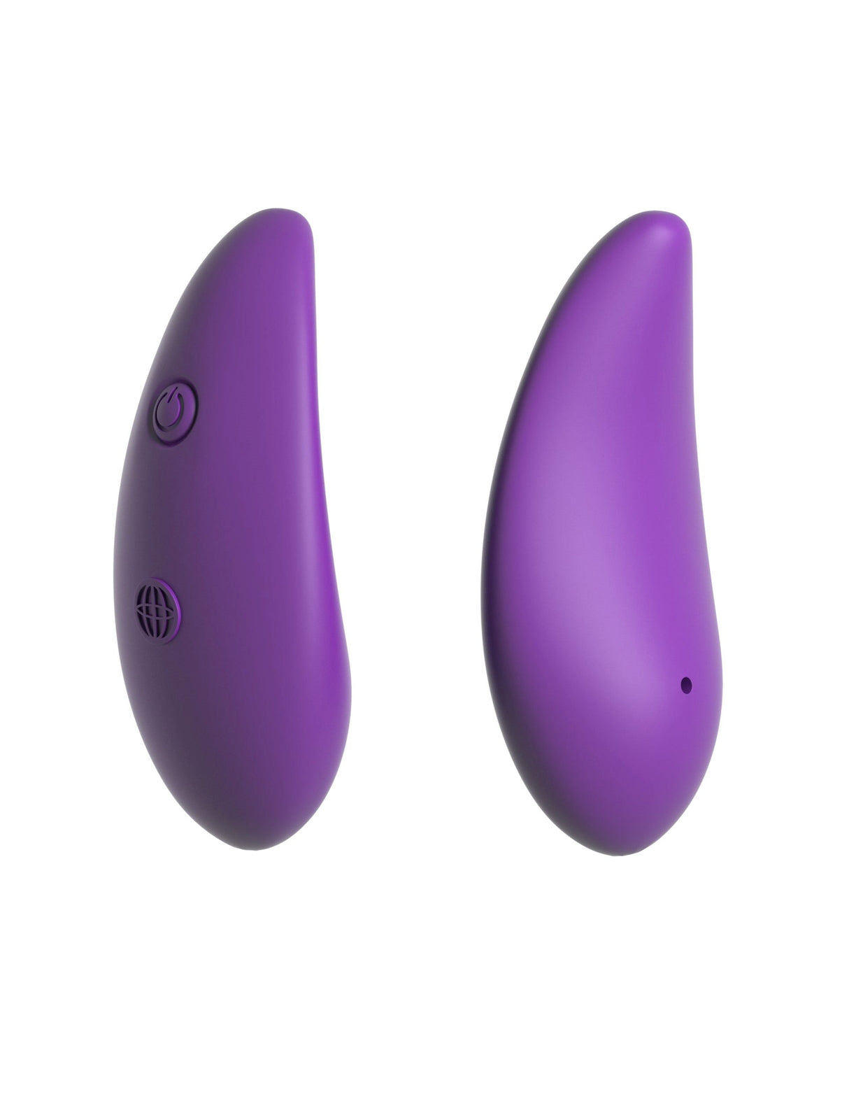 Fantasy For Her Remote Control Rechargeable Bullet Vibrator in vibrant purple, showcasing smooth design and control buttons.