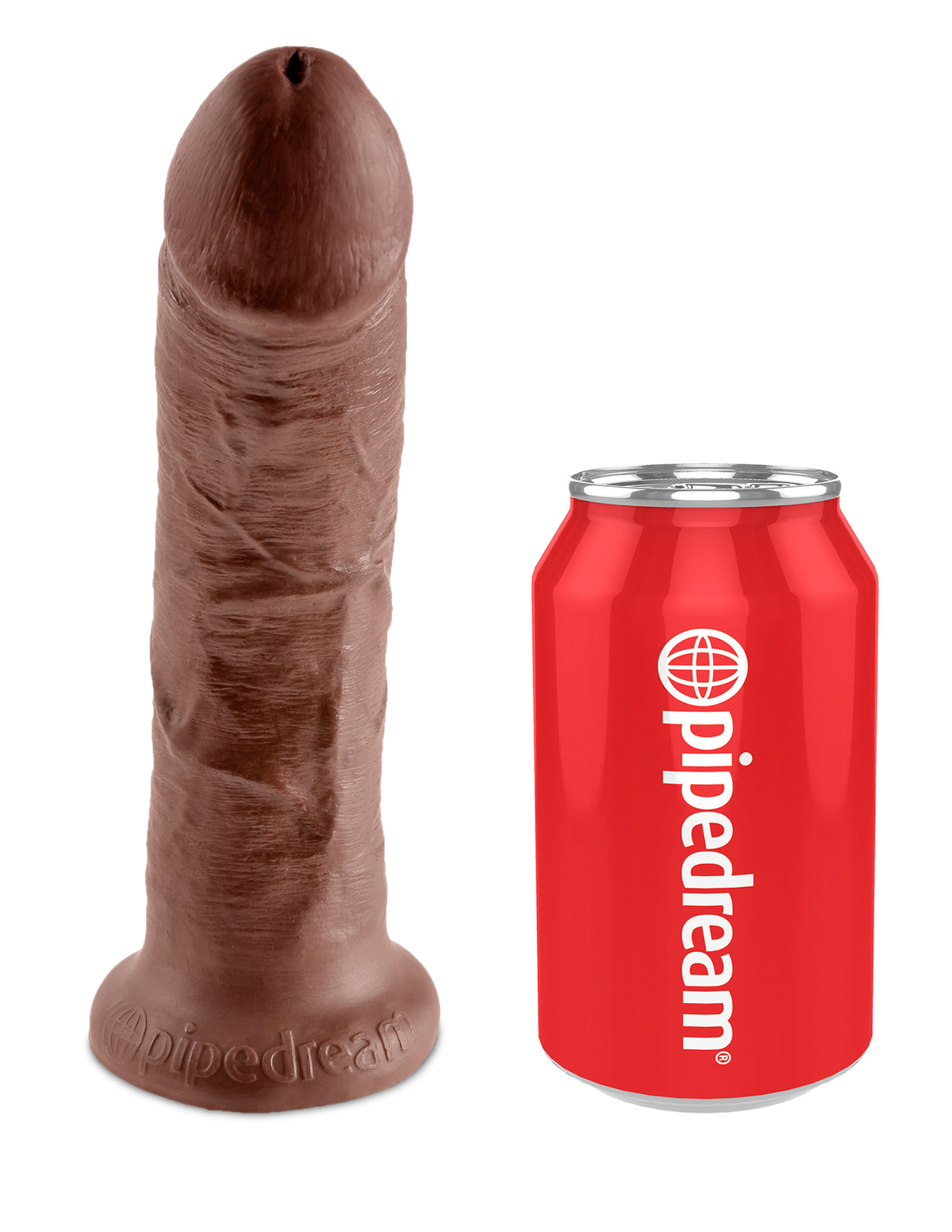 King Cock Strap On Harness With 8 Inch Cock Brown - Image 4