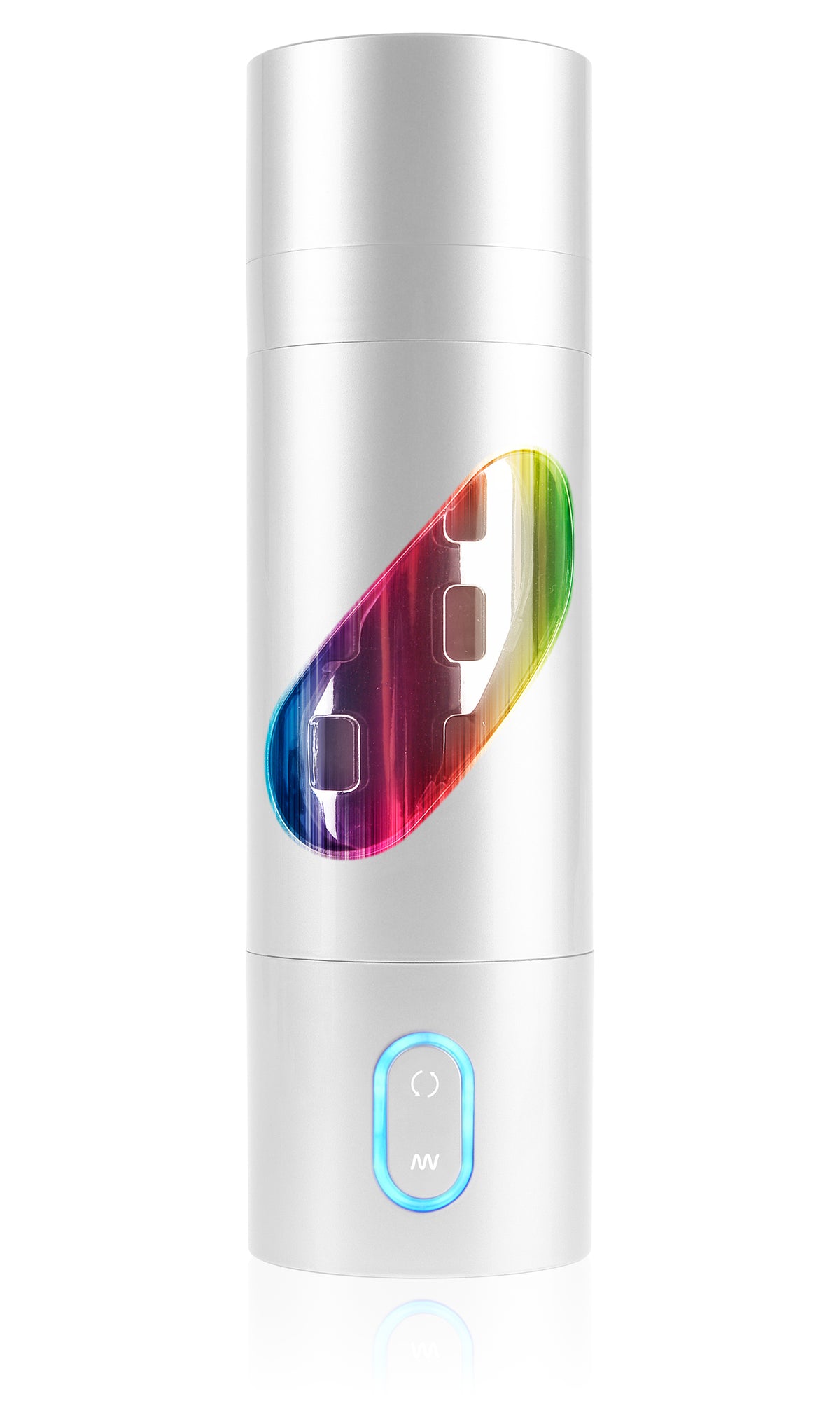 PDX Extreme Roto Bator Pussy Rechargeable Masturbator with colorful design and control button.