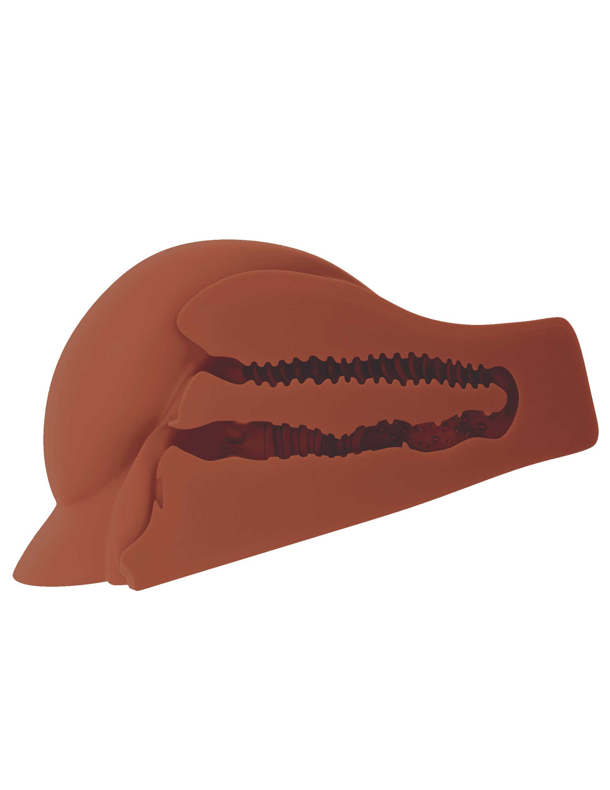PDX Plus Perfect Ass XL Brown Masturbator, a realistic and detailed male pleasure device.