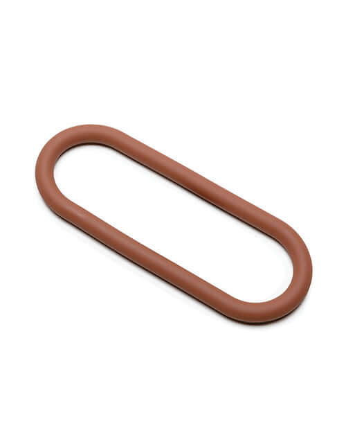 Perfect Fit Hefty Wrap Ring 12 Inch Silicone Tan shown in a tan color, designed for a customizable fit.