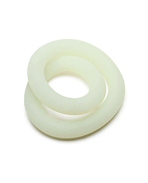 Perfect Fit Hefty Wrap Ring 12 inch Glow In The Dark silicone cock and ball wrap for custom tension and fit.