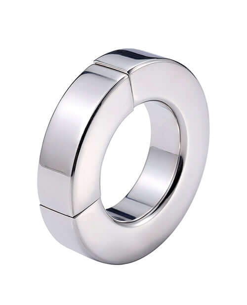 Plesur Beginner 14 mm Magnetic Ball Stretcher made of polished stainless steel, ideal for beginners exploring ball play.