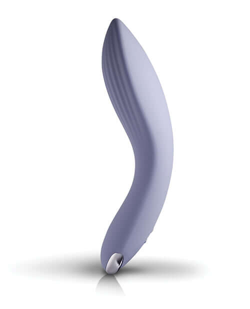 NIYA 2 Couples Massager Cornflower, ergonomically shaped massager in a sleek cornflower silhouette.