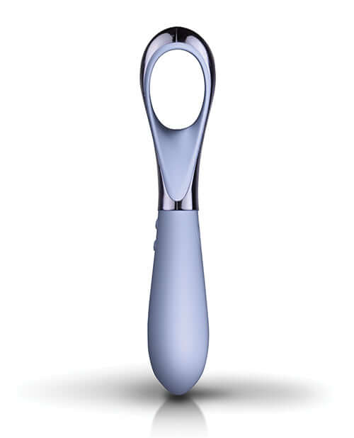 Niya 3 Cornflower Precision Point Finger Vibrator with sleek design and soft blue finish.