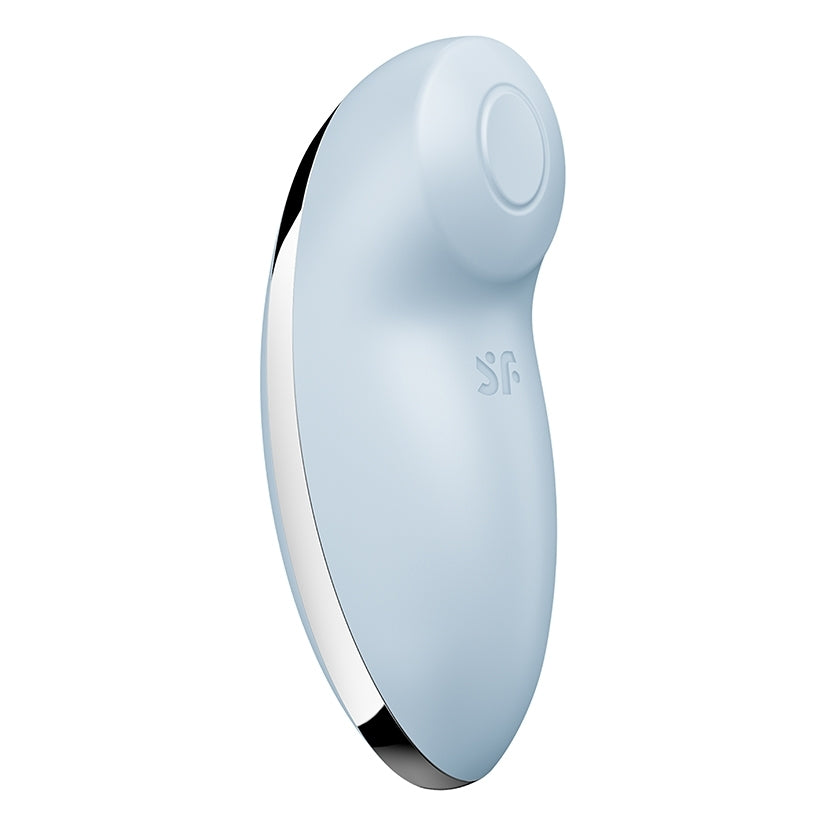 Satisfyer Tap and Climax 2 Clitorial Vibrator Blue innovative design with ergonomic shape for maximum pleasure.