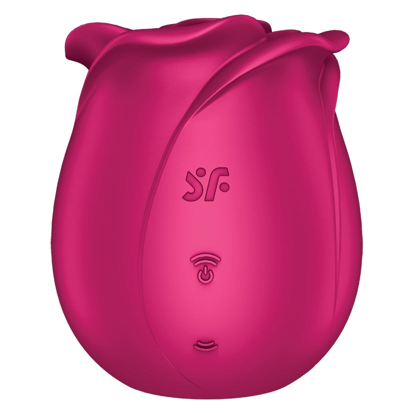 Satisfyer Pro 2 Classic Blossom Air Pulse Vibrator in a rose shape design, offering innovative pleasure technology.