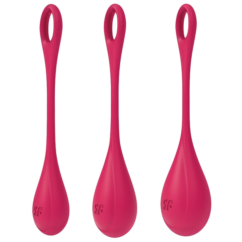 Satisfyer Yoni Power 1 Kegel Ball Training Set Red - Image 2