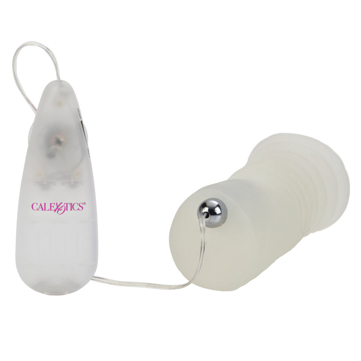 Sue Johanson Super Head Honcho White Glow In The Dark realistic stroker with vibrator for customizable experience.