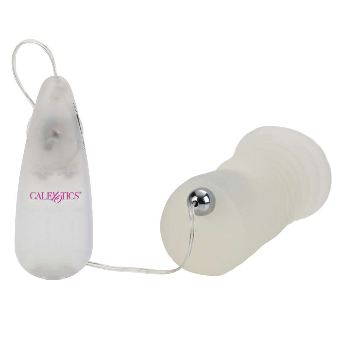Sue Johanson Super Head Honcho White Glow In The Dark realistic stroker with vibrator for customizable experience.
