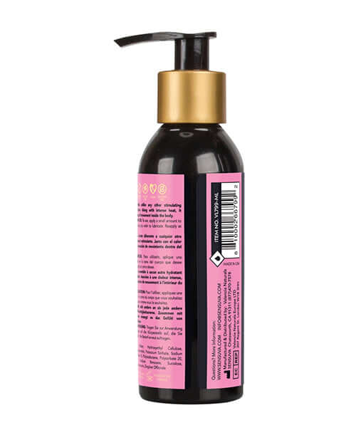 ON Insane Ultra Stimulating Glide Cotton Candy 4.23 Oz bottle with pump and ingredient labels.
