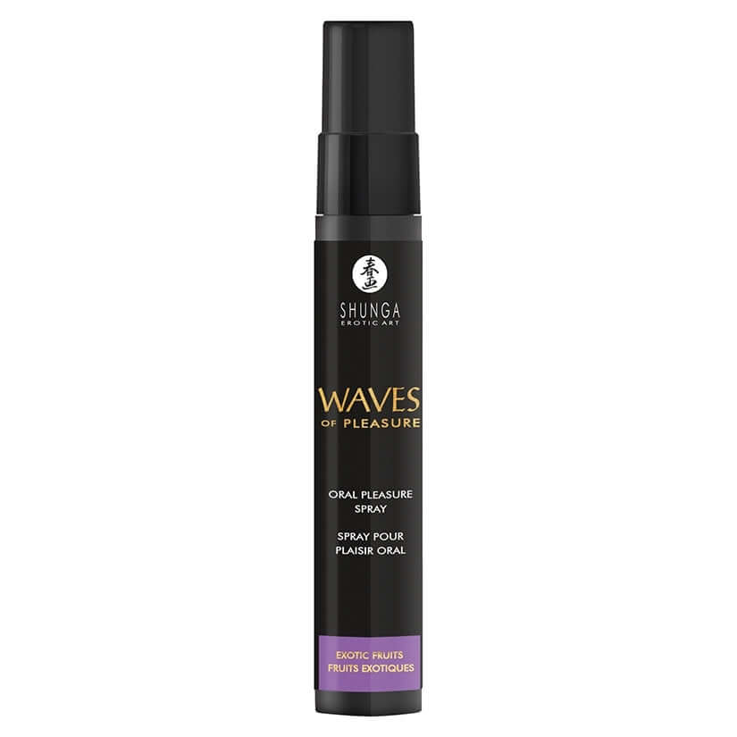Shunga Waves Of Pleasure Oral Pleasure Spray Exotic Fruits for enhancing intimate moments with tropical flavor.