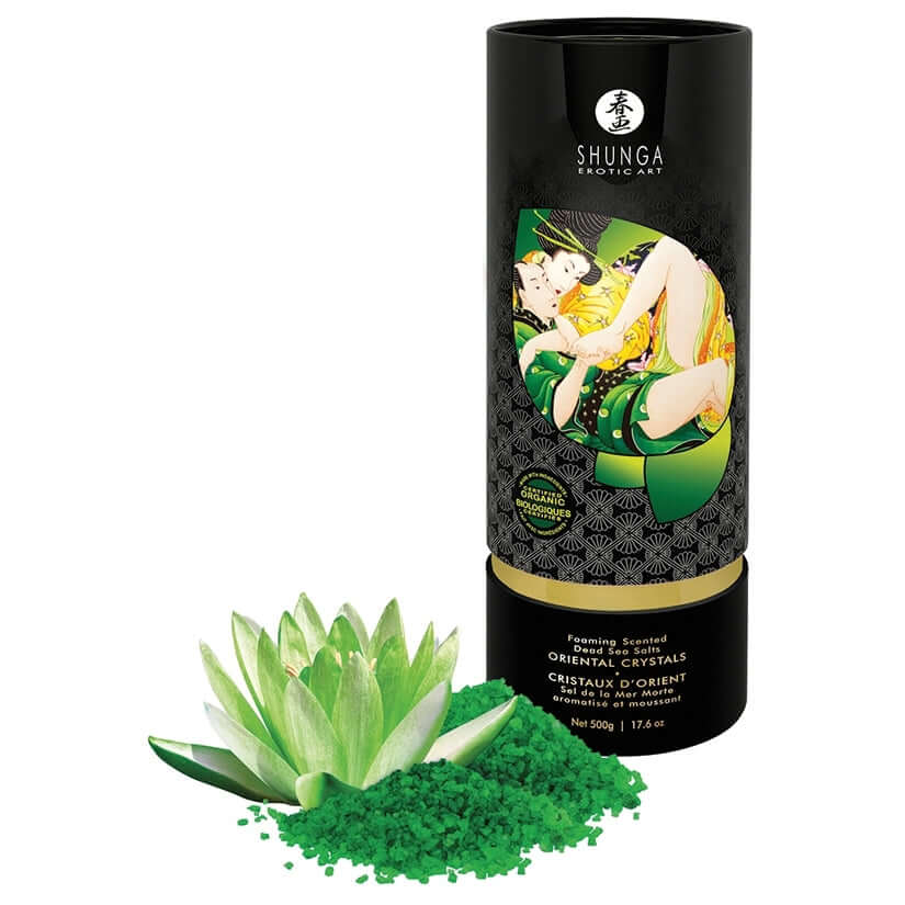 Shunga Oriental Crystals Bath Salts-lotus Flower 17.6 Oz
