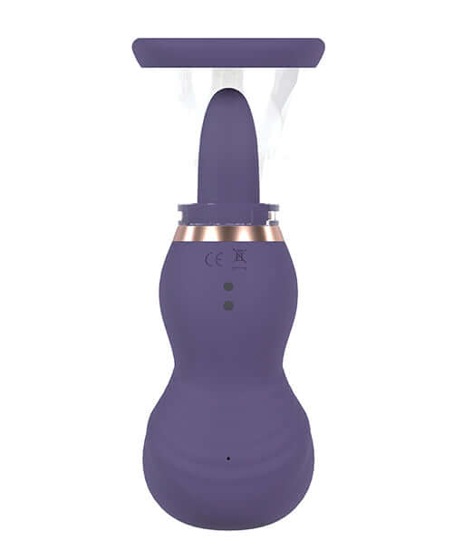 Shots Pumped Sensual Vulva & Breast Pump Purple, dual-cup suction kit for enhancing sensitivity and pre-bedroom preparation.