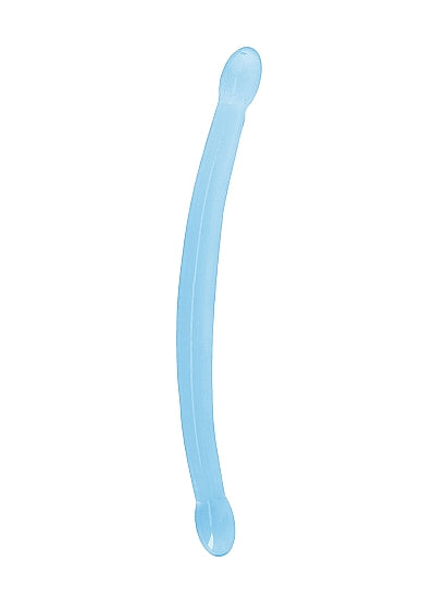 Realrock Non Realistic Double Dong 17 inch Blue displayed against a white background.