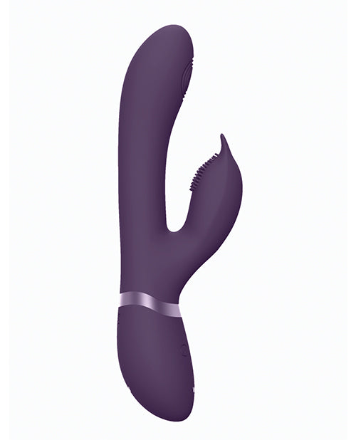 Shots Vive Aimi Pulse G-Spot Rabbit Purple dual-stimulation vibrator for intense pleasure and satisfaction.