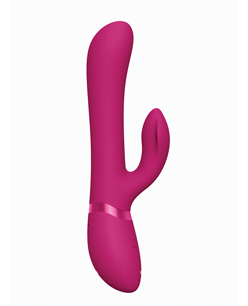 Vive Chou Silicone G-Spot Rabbit Clitoral Sleeves Pink, a vibrant rabbit vibrator with customizable sensations.