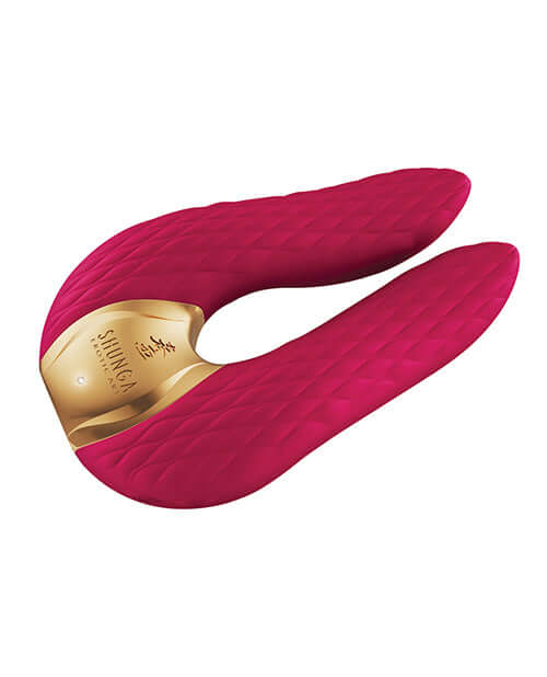 Shunga Aiko Intimate Massager Raspberry in raspberry color, designed for clitoral sensations and pleasure.