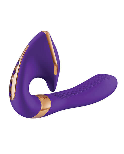 Shunga Soyo Intimate Massager Purple showcasing its elegant design and powerful features for ultimate pleasure.