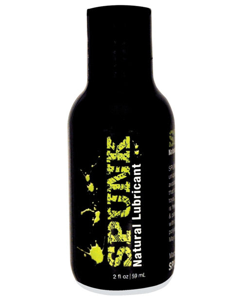 Spunk Natural Coconut Avocado Lubricant 2 oz bottle with black label and green accents