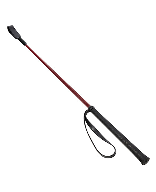 Sex & Mischief Enchanted Crop 25.75 Inch Burgundy is a sturdy, lightweight tool for sensation and power exchange.