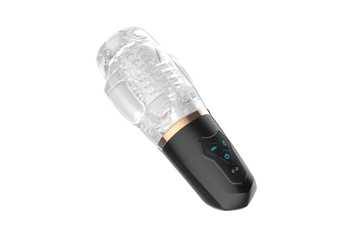Blowjob Vibrating Sucker Oral Sex Masturbator with ergonomic design and adjustable settings for intense pleasure.