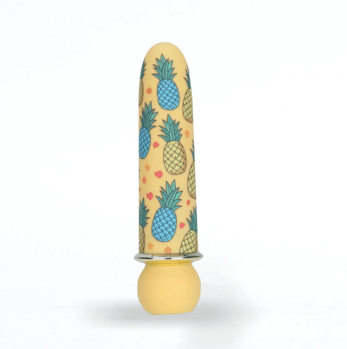 Maia Kona Fiercely Powerful Bullet Vibrator with pineapple design and body-safe silicone coating.