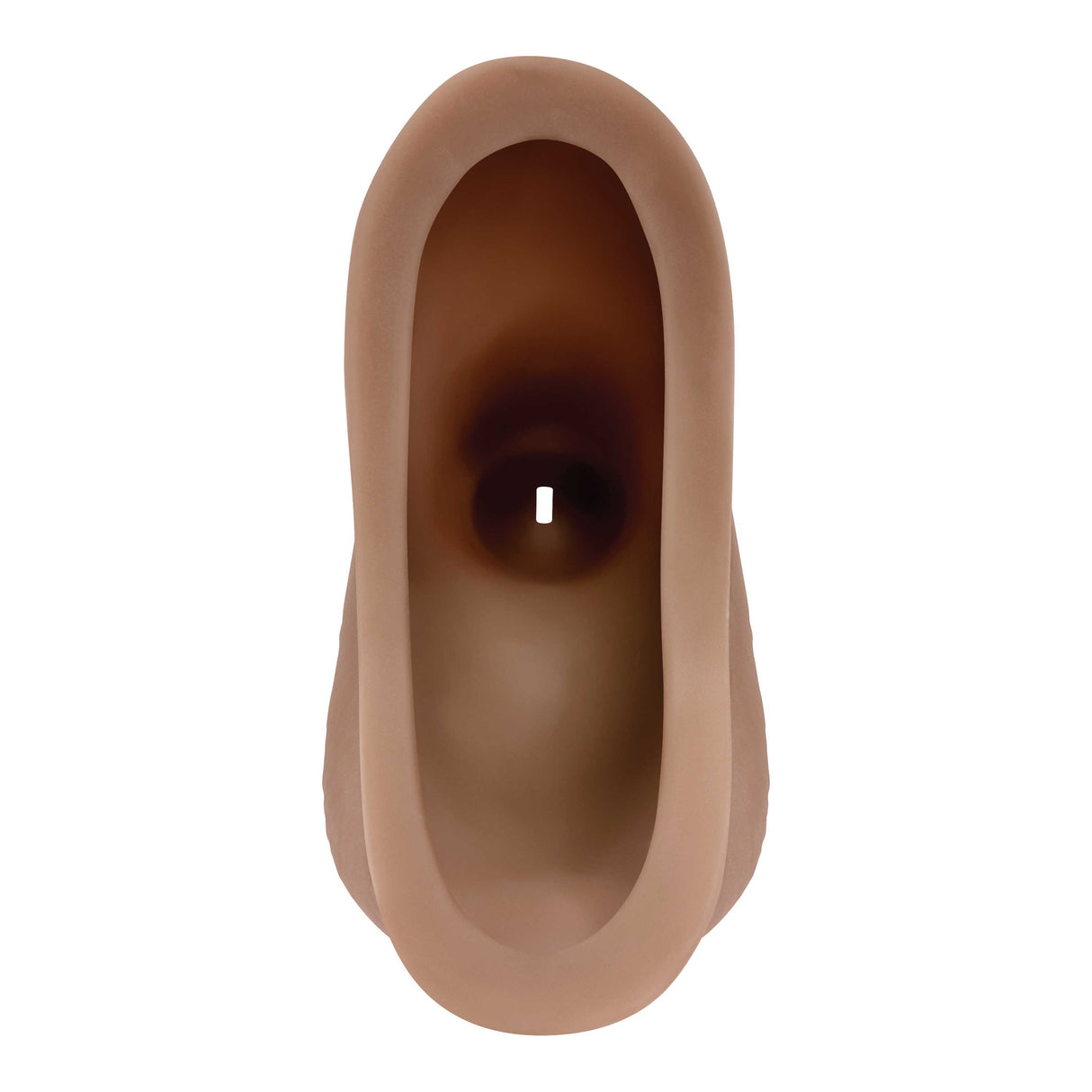 Gender X Stand To Pee Medium STP Packer Tan - realistic stand-to-pee funnel design and natural tone