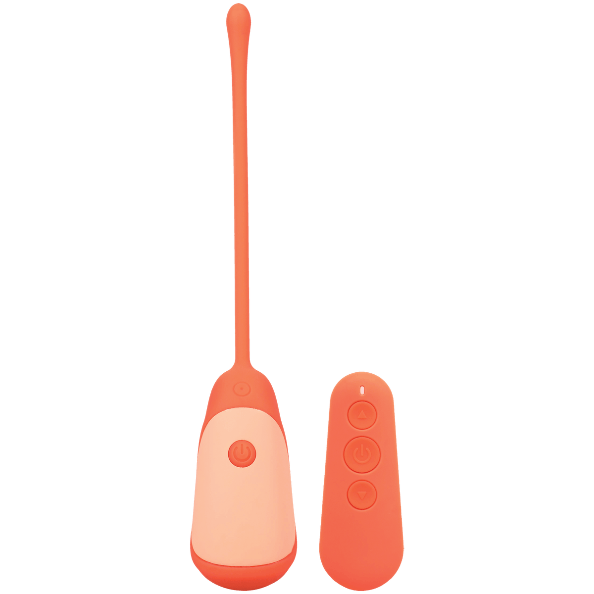 Mood Play Vibrating Egg With Remote Orange, featuring remote control and sleek design for discreet pleasure.