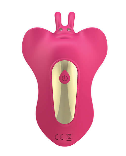 Honey Ryder Dual Action Thumping & Vibrating Rabbit Pink massager with dual control features.