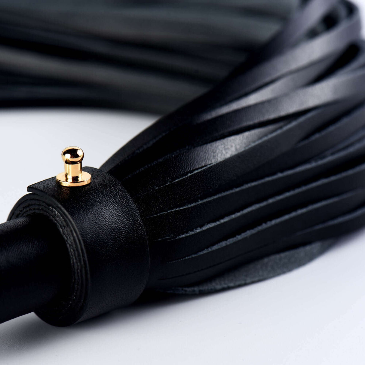 UPKO Luxury Black Leather Flogger by UPKO at $129.99
