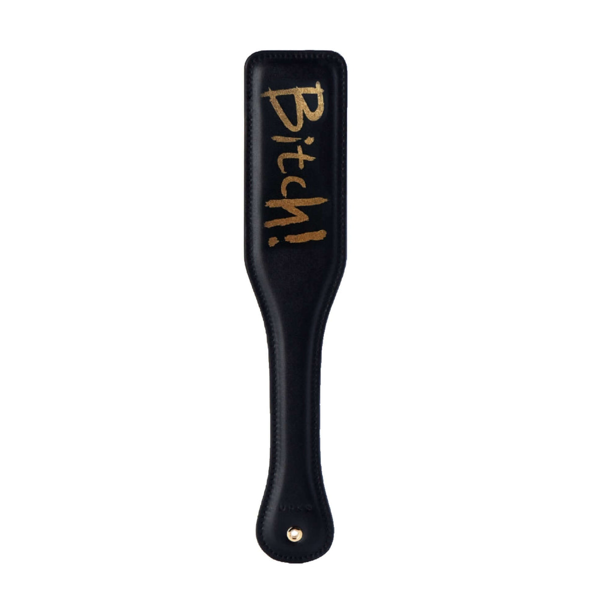 UPKO Bitch! Luxury Black Leather Paddle by UPKO at $64.99