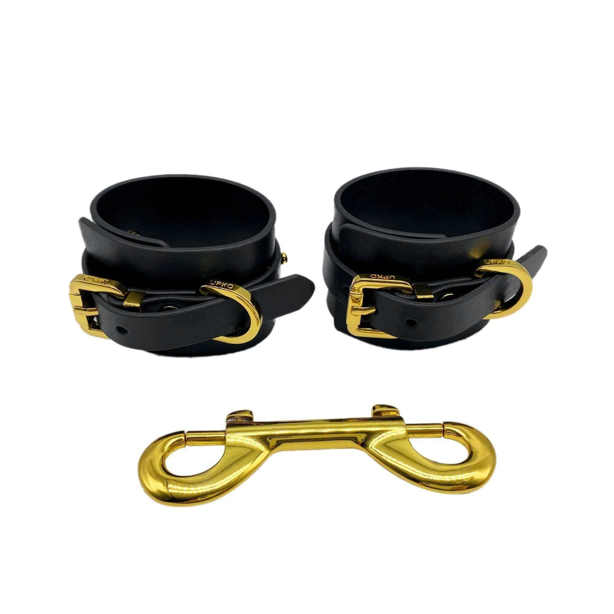 UPKO FUCK ME Luxury Italian Leather Handcuffs by UPKO at $149.99