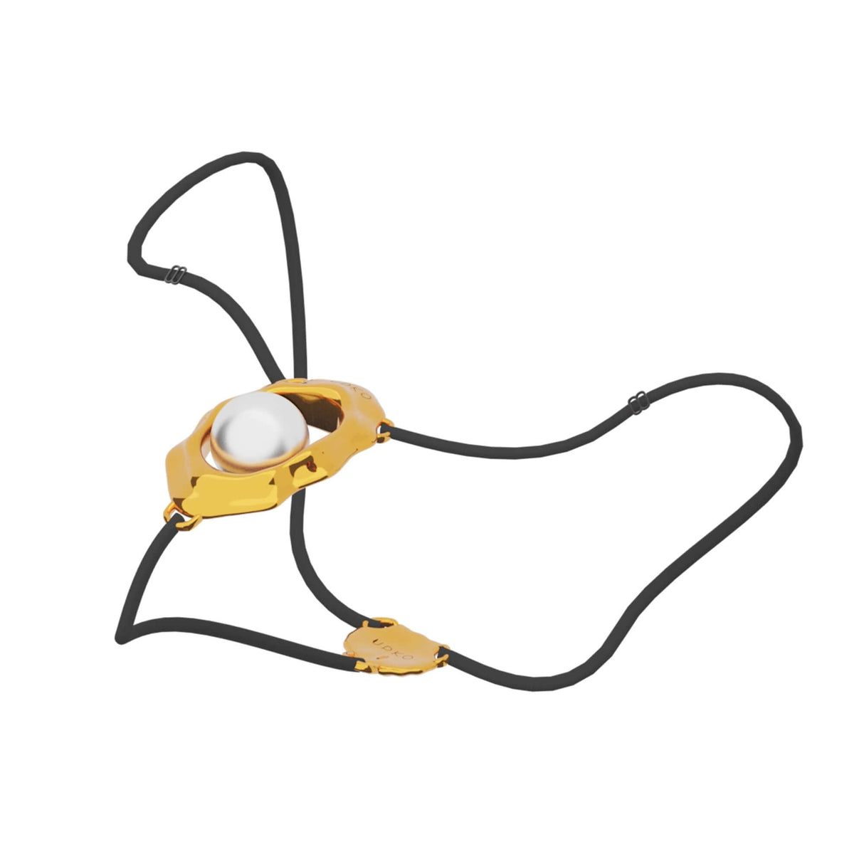 "Moist Eyes" G-string Clitoral Jewelry With Bead Stimulator