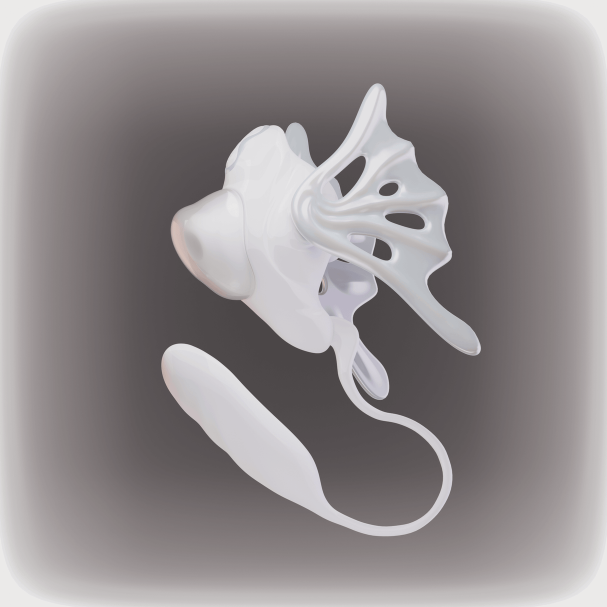 UEROS Suction & Insertable Vibrator Set Dual Function White showcasing its innovative design and dual stimulation features.
