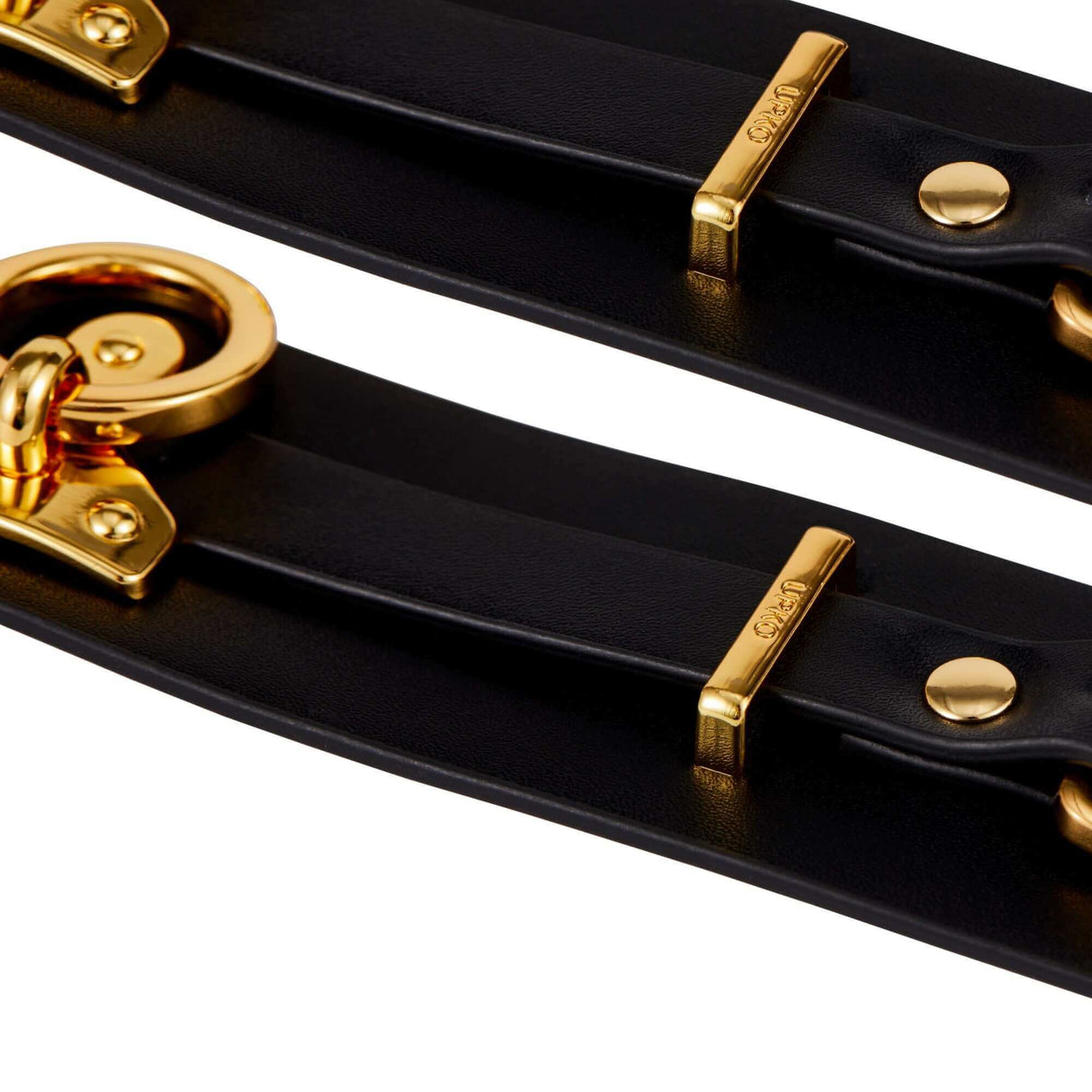 UPKO Luxury Italian Leather Spreader Bar, Handcuffs, and Ankle Cuffs Set by UPKO at $249.99